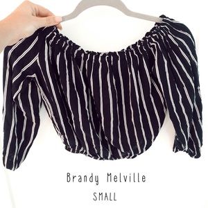Brandy Melville off the shoulder blouse